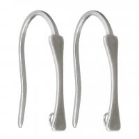 Stainless Steel Hook Earwire, with loop, original color 1mm Approx 1.5mm 