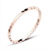 Bracelet en acier inoxydable, Losange, Placage, pour femme, plus de couleurs à choisir, 5mm, Diamètre inté Environ 58mm, Vendu par PC