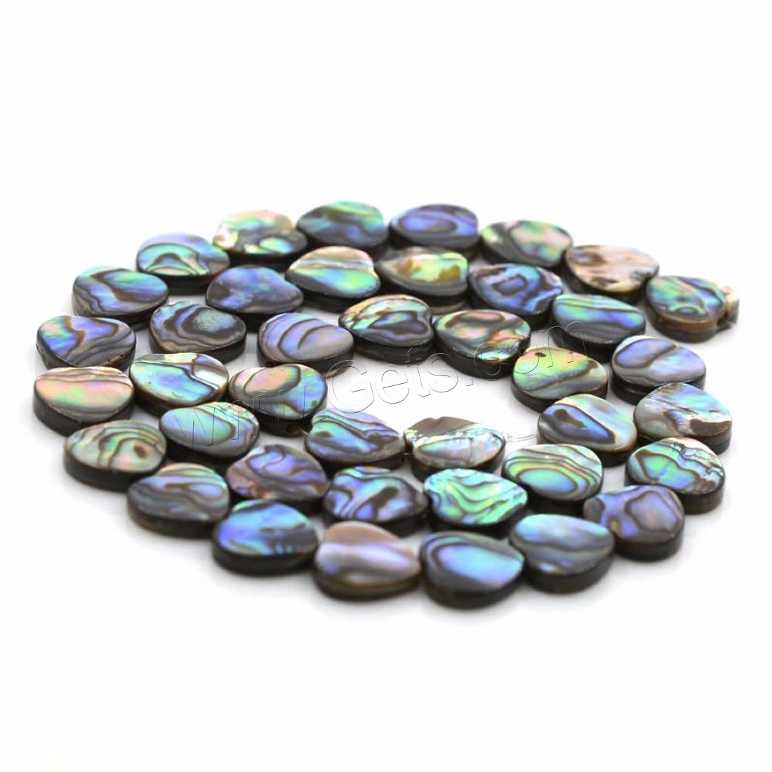 Abalone Shell Beads, Heart, different size for choice, Hole:Approx 0.8-2mm, Length:Approx 16 Inch, Sold By Strand