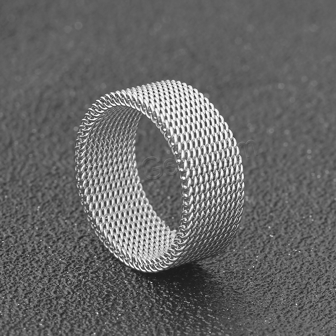 Titan Stahl Fingerring, Titanstahl, plattiert, unisex & verschiedene Größen vorhanden, keine, 8.3x2mm, verkauft von PC