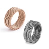 Titanium Steel Finger Ring, plated, Unisex 