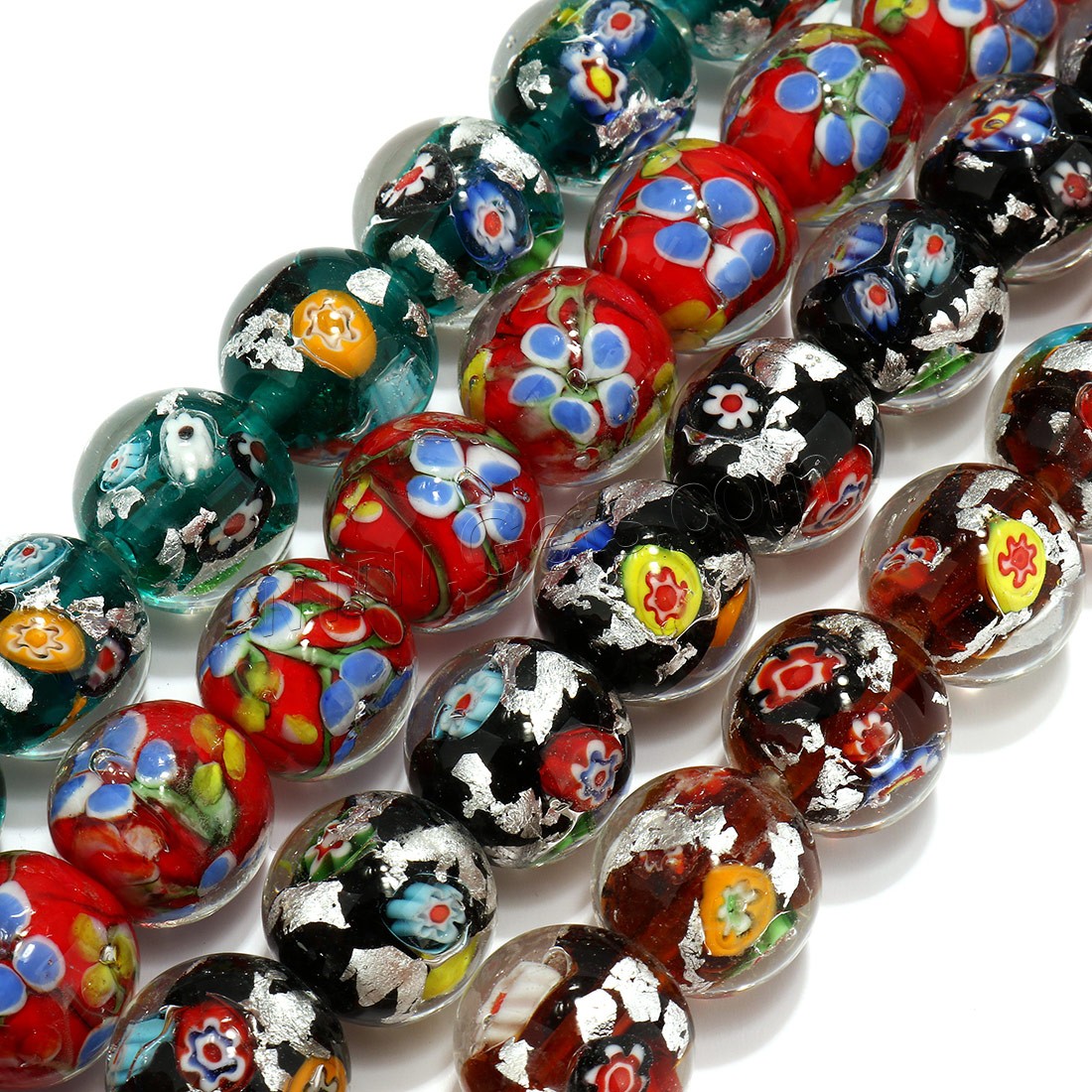 Lampwork Beads, different size for choice, more colors for choice, Hole:Approx 4mm, Length:Approx 8.5 Inch, Sold By Strand