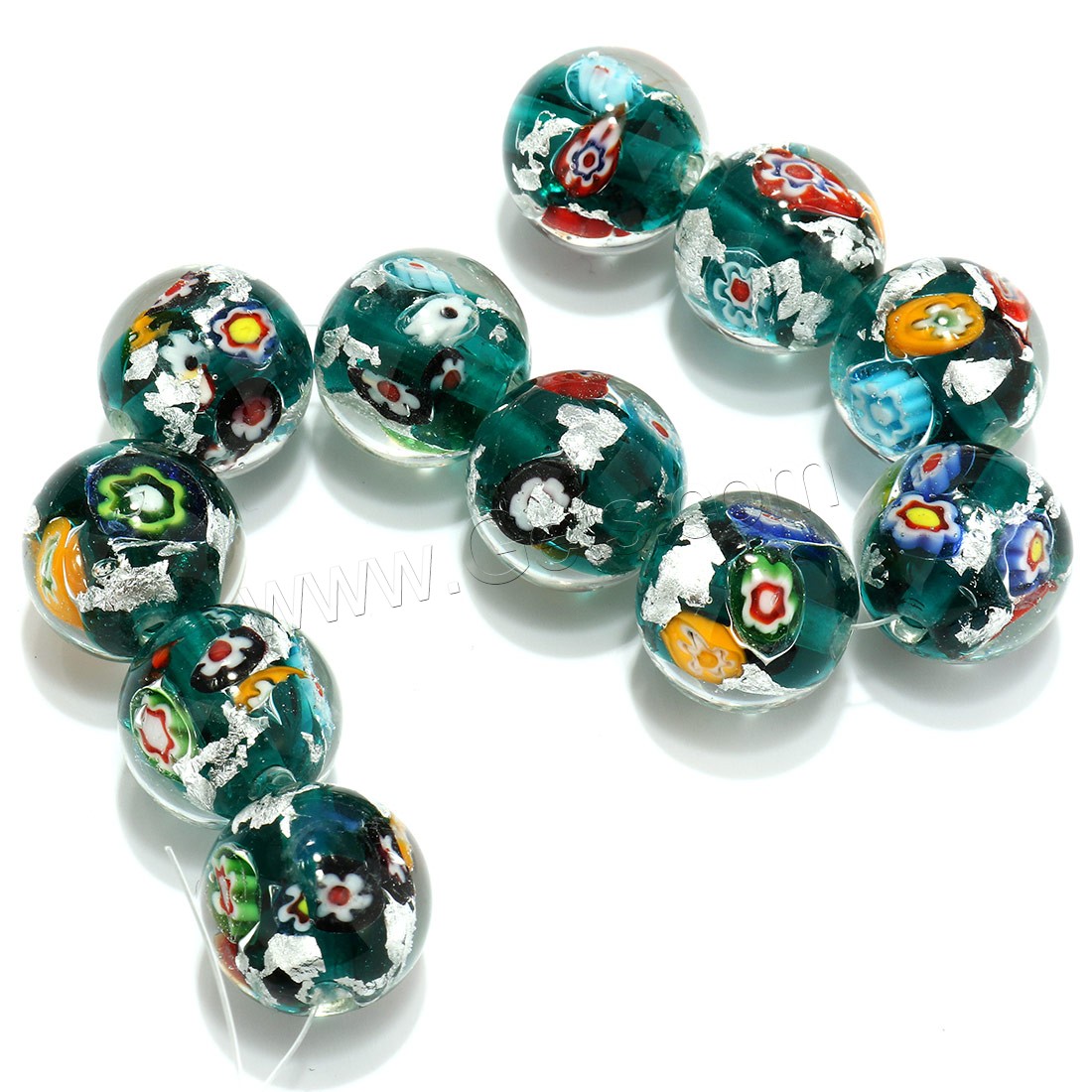 Lampwork Beads, different size for choice, more colors for choice, Hole:Approx 4mm, Length:Approx 8.5 Inch, Sold By Strand