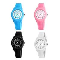 Reloj para niños Synoke®, El plastico, con Vidrio & acero inoxidable, movimiento japonés, chapado, Resistente al agua de la vida & unisexo & para  los niños & ajustable, más colores para la opción, 36x9mm, longitud:aproximado 8.5 Inch, Vendido por UD