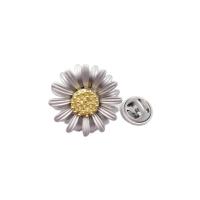 Zinklegierung Kragen Brosche, Blume, plattiert, unisex & stumpfmatt, 23x23mm, verkauft von PC