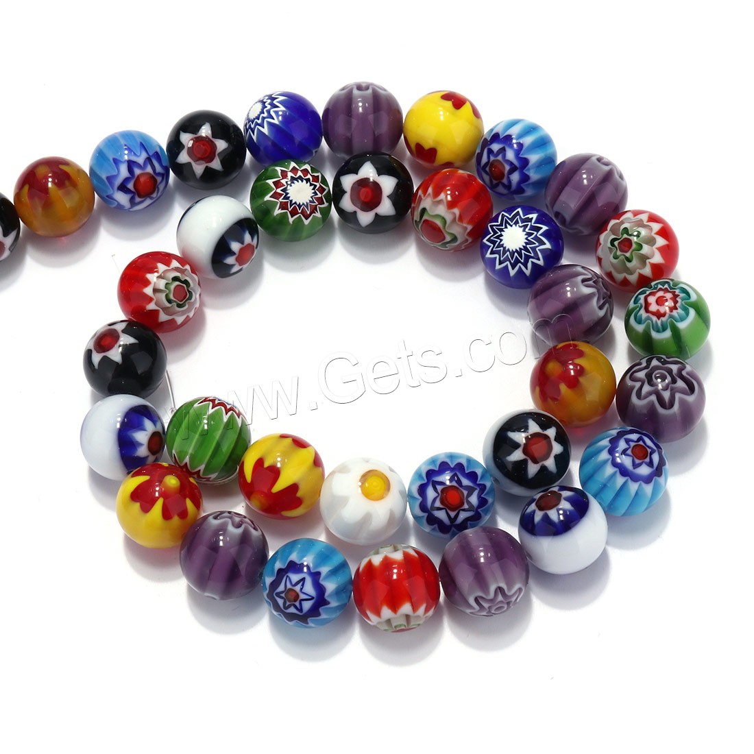 Glass Chevron Beads, Round, different size for choice, Hole:Approx 1mm, Length:Approx 16 Inch, Sold By Strand