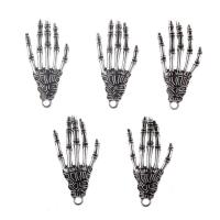 Zinc Alloy Hand Pendants, antique silver color plated, lead & cadmium free Approx 1mm 