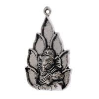 Zinc Alloy Animal Pendants, Elephant, antique silver color plated, lead & cadmium free Approx 1mm 