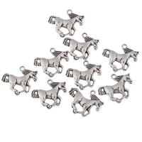 Zinc Alloy Animal Pendants, Horse, antique silver color plated, lead & cadmium free Approx 1mm 