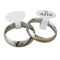 Edelstahl Paar- Ring, Wort Liebe, plattiert, unisex, gemischte Farben, 4mm, 5mm, Größe:6, 2PCs/Menge, verkauft von Menge