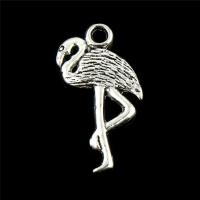 Zinc Alloy Animal Pendants, Crane, antique silver color plated, lead & cadmium free Approx 1mm 