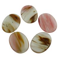 Watermelon Cabochon, Flat Oval, flat back 