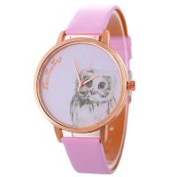 Reloj de Pulsera de mujeres, Cuero, con dial de aleación de cinc & Vidrio, chapado, ajustable & para mujer, más colores para la opción, 22x7mm, longitud:aproximado 5.5-6 Inch, Vendido por UD