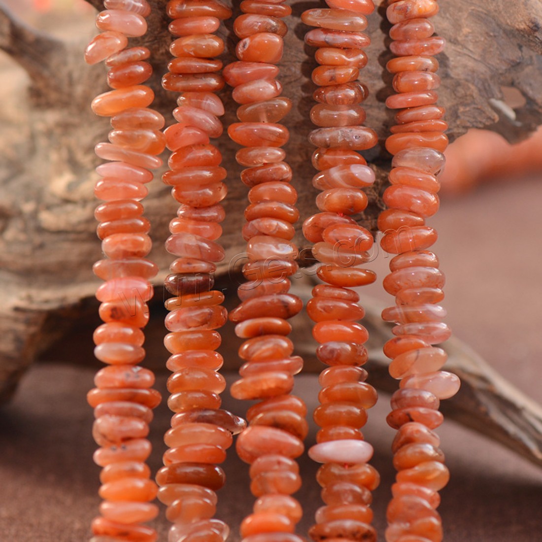 Yunnan Red Agate Abalorio, diverso tamaño para la opción, Rojo, longitud:aproximado 15.7 Inch, Vendido por Sarta