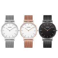 Reloj de hombre CADISEN®, acero inoxidable, con Vidrio & aleación de zinc, movimiento japonés, chapado, Resistente al agua de la vida & unisexo & diverso tamaño para la opción & para la pareja, más colores para la opción, Vendido por UD