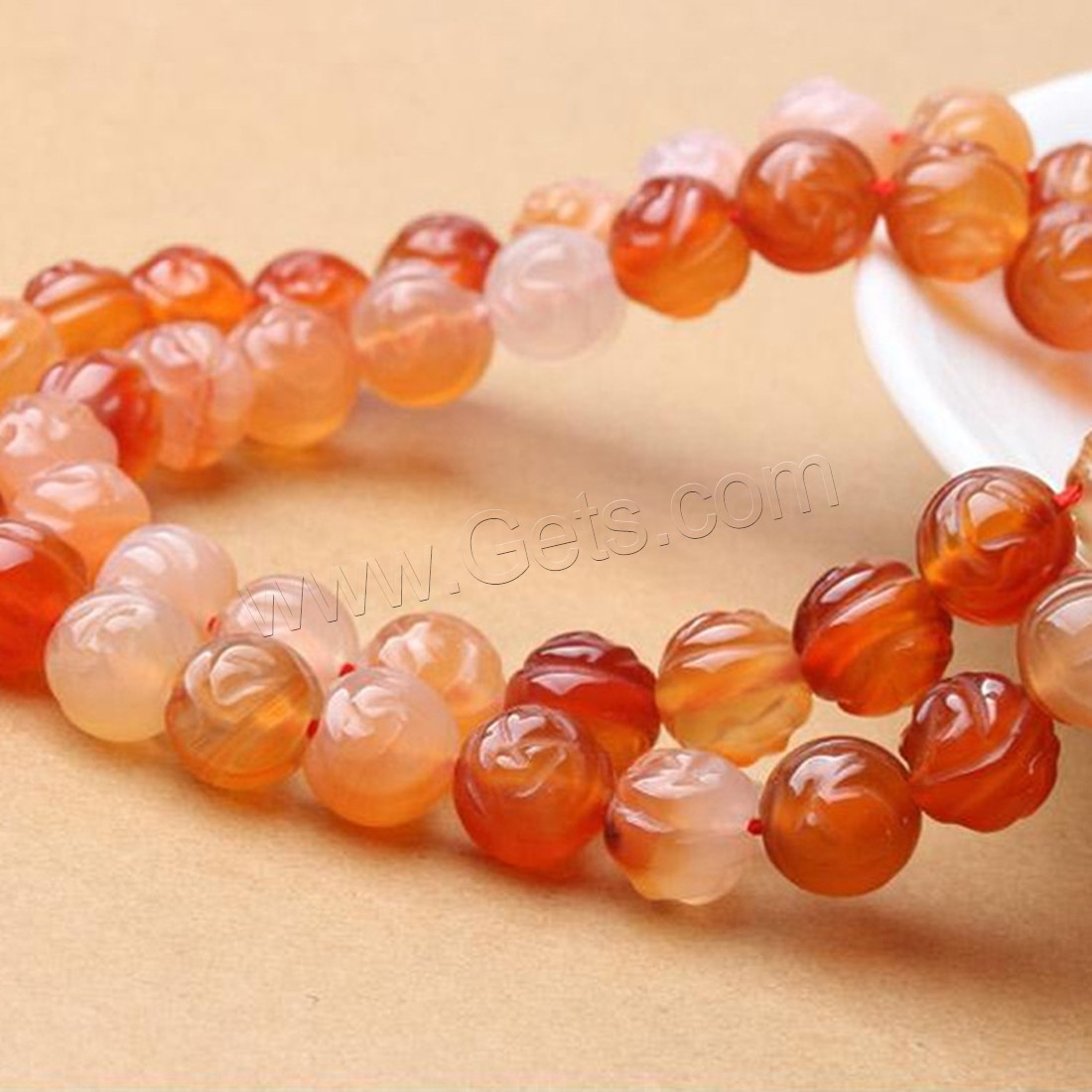 Agate Beads, Rose, different size for choice, Length:Approx 15.3 Inch, Sold By Strand