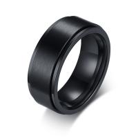 Fingerring Edelstahl-Mann, Edelstahl, schwärzen, verschiedene Größen vorhanden & für den Menschen, 8mm, verkauft von PC