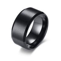 Fingerring Edelstahl-Mann, Edelstahl, schwärzen, verschiedene Größen vorhanden & für den Menschen, 10mm, verkauft von PC