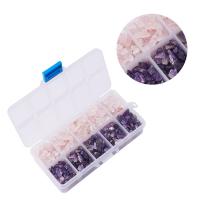 Gemstone Cabochons, with Plastic Box, mixed, 5-13mm Approx 1-2mm 