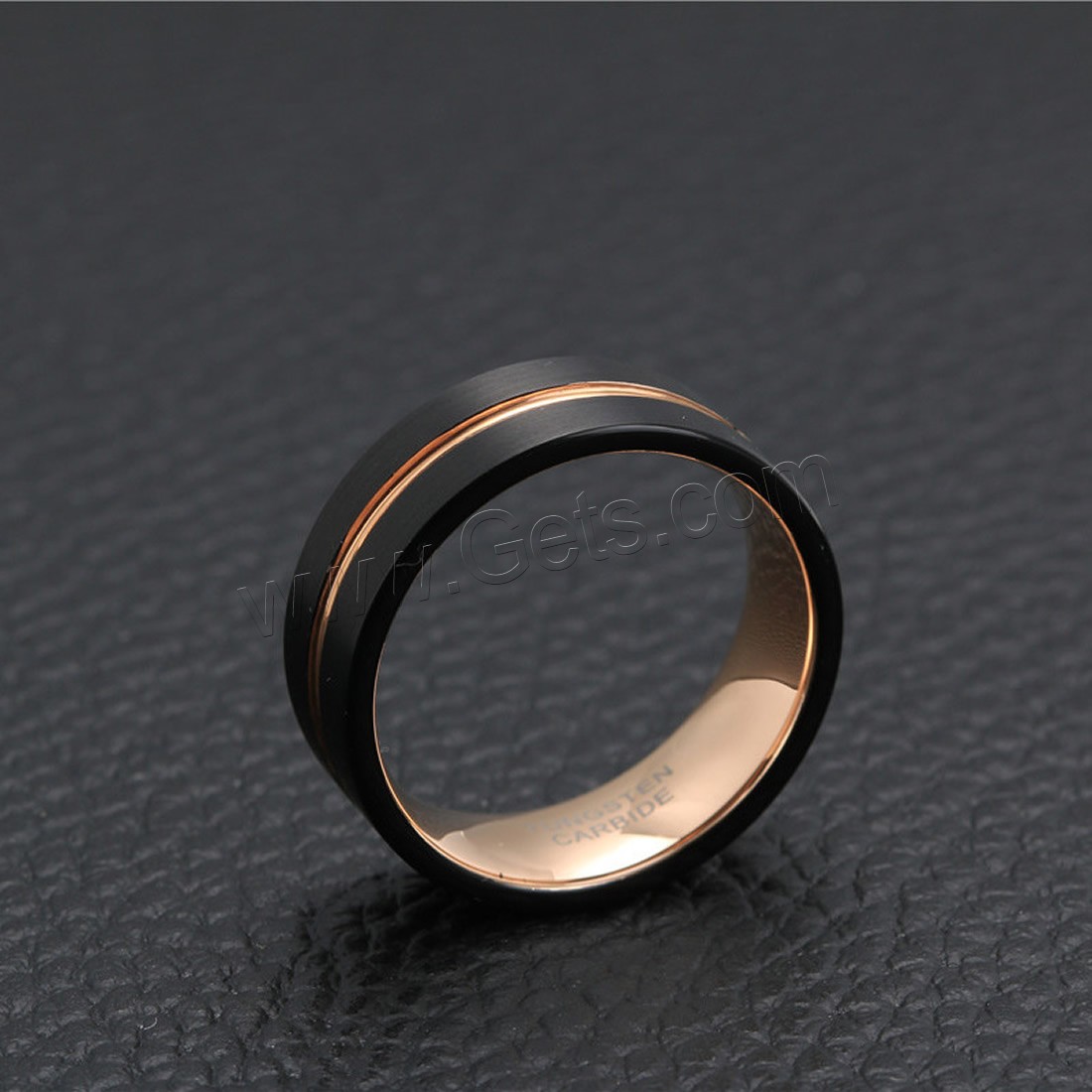 Titanium Steel Finger Ring, plated, different size for choice & for man, 8mm, Sold By PC