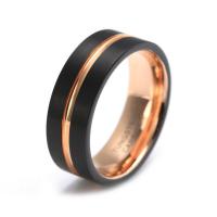 Partículas de acero anillo, chapado, diverso tamaño para la opción & para hombre, 8mm, Vendido por UD