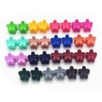 Hair Claw Clips, Plastic, Flower, durable & for children, Random Color, 13mm 