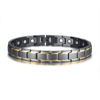 Bracelets en acier inoxydable bijoux, Placage, pour homme, 12mm Environ 11 pouce, Vendu par brin