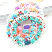 Hair Scrunchies, Cloth, durable & elastic, Random Color, 70mm 