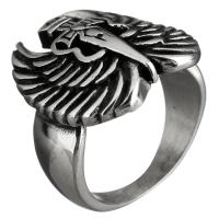 Men Stainless Steel Ring in Bulk, for man & blacken, 22mm, US Ring 