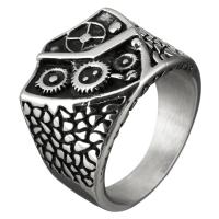 Men Stainless Steel Ring in Bulk, for man & blacken, 18mm, US Ring 