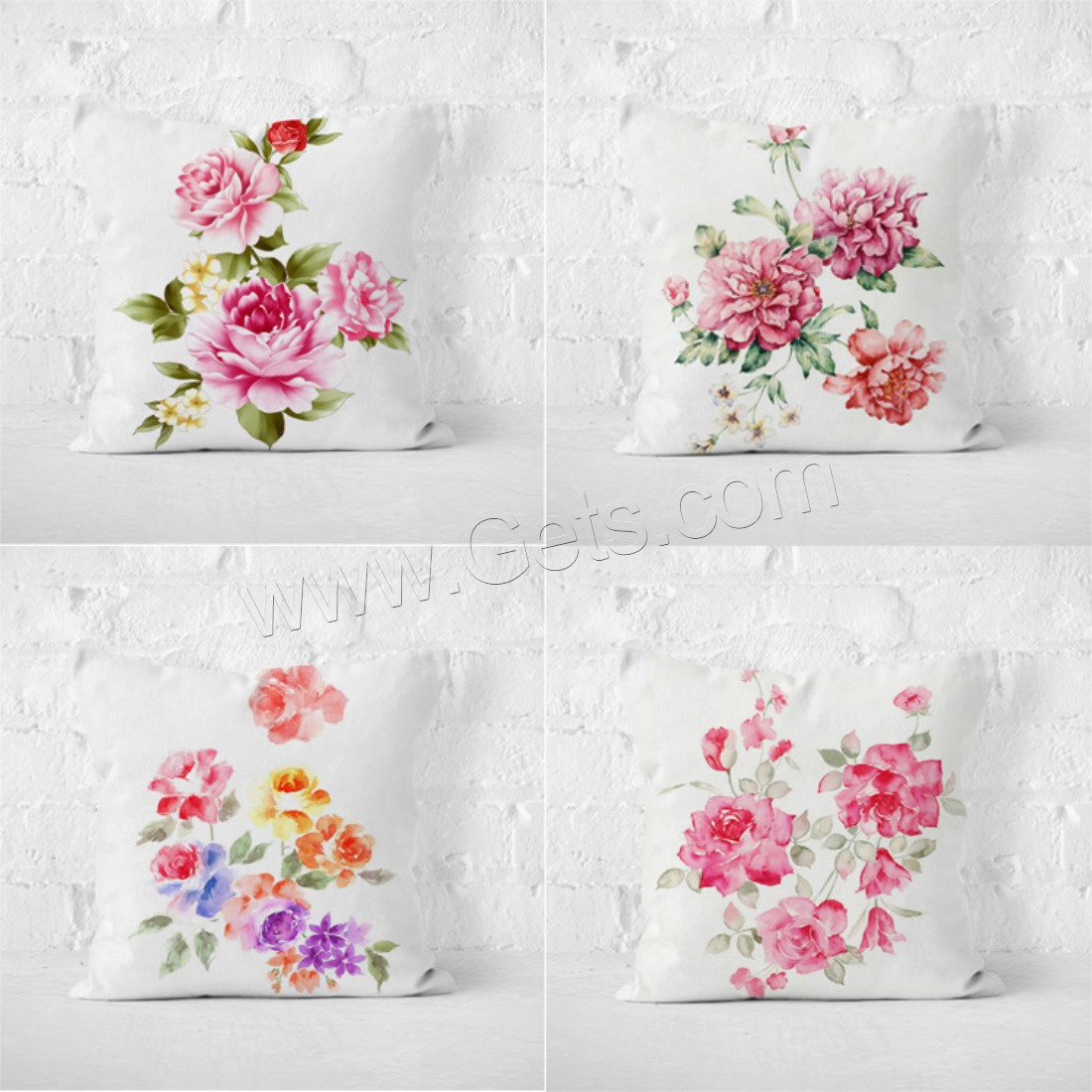 Pillow Case, Plush, Square, printing, durable & different size for choice & different designs for choice, Sold By PC