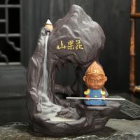 Incense Smoke Flow Backflow Holder Ceramic Incense Burner, Porcelain, durable 