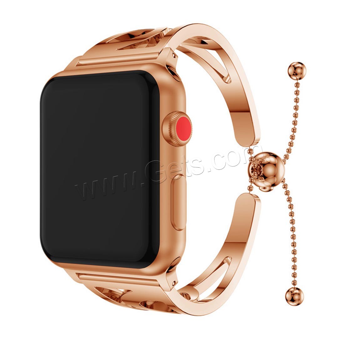 Bande de montre en acier inoxydable, Placage, pour Apple Watch & normes différentes pour le choix, plus de couleurs à choisir, Vendu par PC