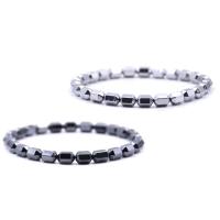 Unmagnetisches Hämatit Armband, Non- magnetische Hämatit, plattiert, unisex, keine, 5x8mm, Länge:ca. 7.5 ZollInch, verkauft von Strang