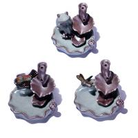 Incense Smoke Flow Backflow Holder Ceramic Incense Burner, Purple Clay, durable 