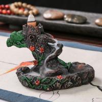 Incense Smoke Flow Backflow Holder Ceramic Incense Burner, Resin, durable 