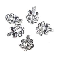 laiton Locket Flottant, Placage de couleur platine, pour perles 6mm & Il pourrait être ouvert et des perles pourraient être mises à l’intérieur. & creux, protéger l'environnement, sans nickel, plomb et cadmium Environ 2-3mm, Vendu par PC