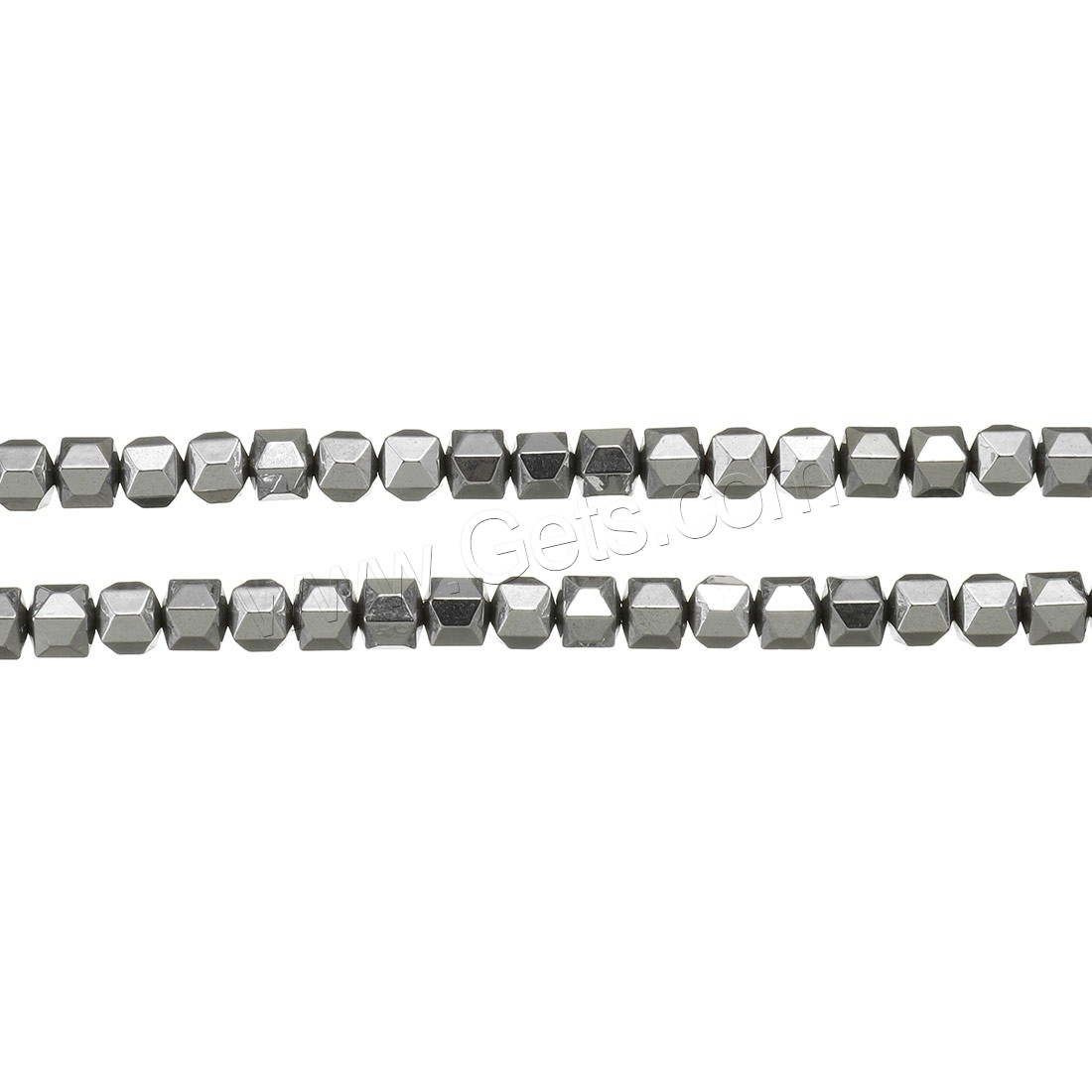 Perles hématite non-magnétique, hématite non magnétique, Placage de couleur argentée, normes différentes pour le choix, Trou:Environ 0.5mm, Longueur:Environ 16 pouce, Vendu par brin