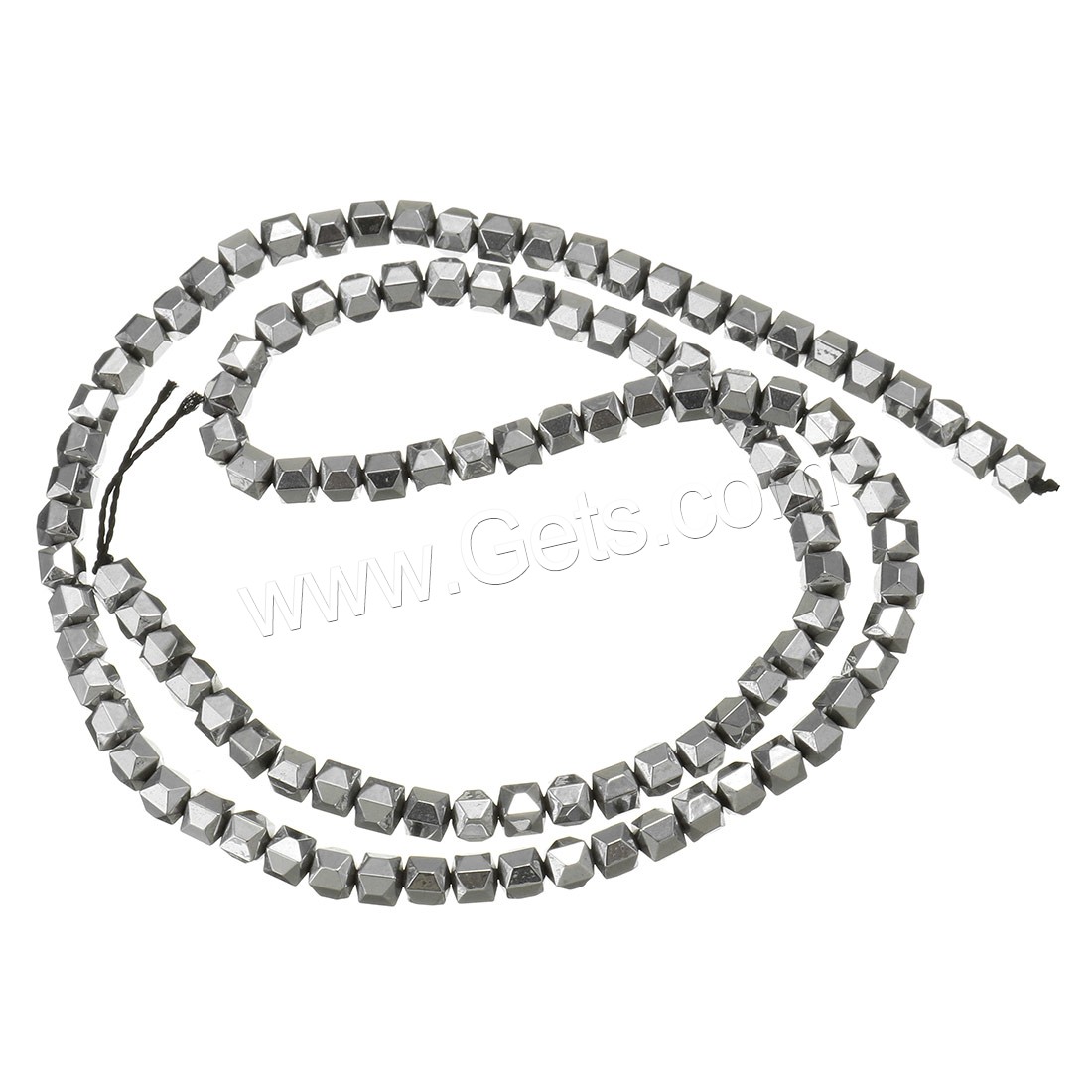 Perles hématite non-magnétique, hématite non magnétique, Placage de couleur argentée, normes différentes pour le choix, Trou:Environ 0.5mm, Longueur:Environ 16 pouce, Vendu par brin