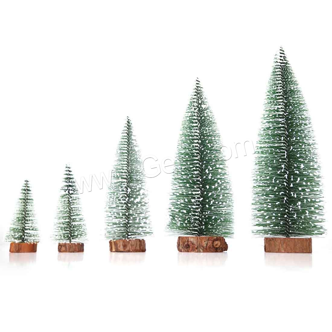 Wholesale Christmas Tree to Decorate your house, Wood, Mini & Christmas jewelry & different size for choice, green, Sold By PC