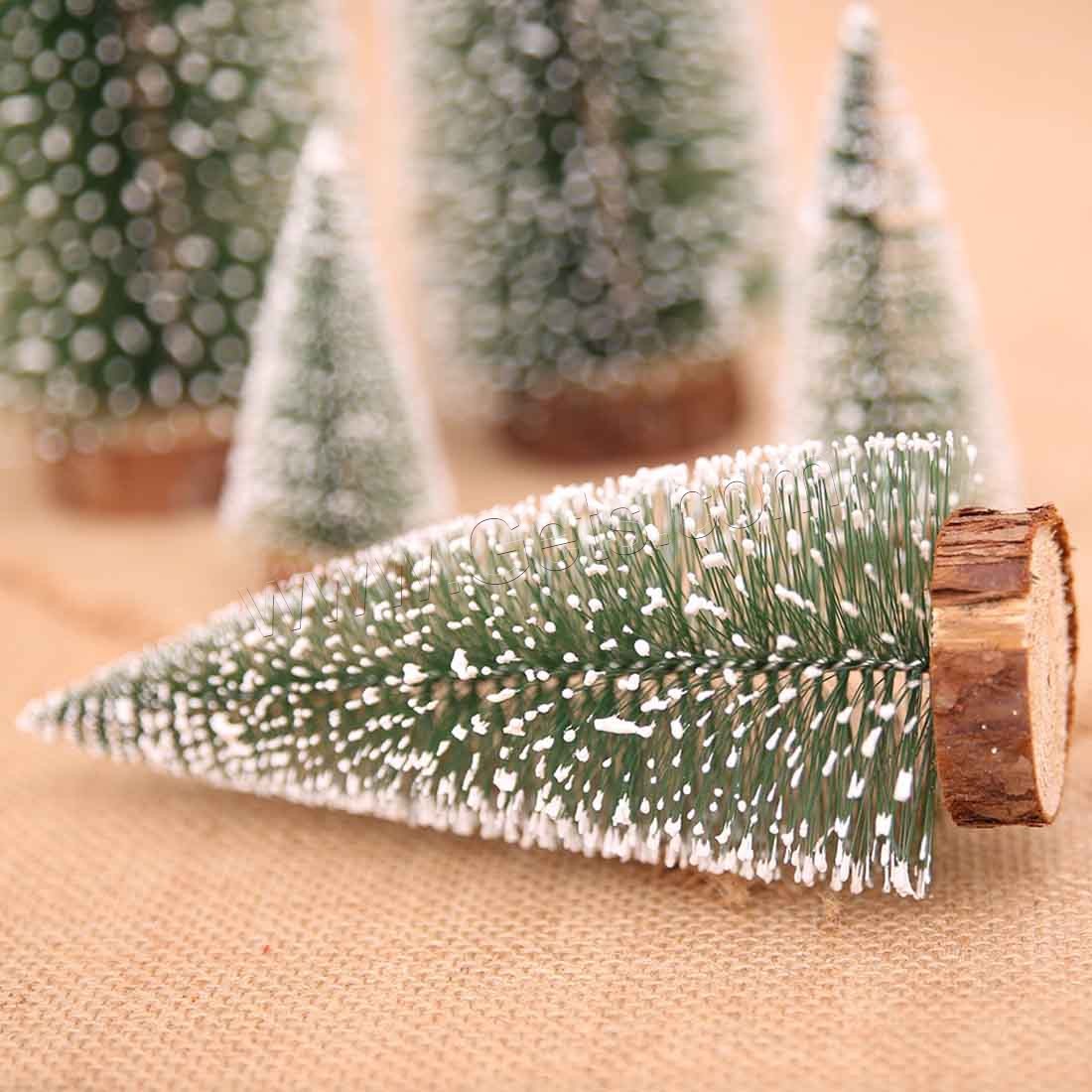 Wholesale Christmas Tree to Decorate your house, Wood, Mini & Christmas jewelry & different size for choice, green, Sold By PC