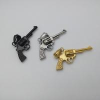 Stainless Steel Pendants, Gun, plated, Unisex & blacken Approx 2-4mm 