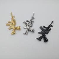 Stainless Steel Pendants, Gun, plated, Unisex & blacken Approx 2-4mm 