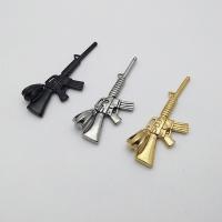 Stainless Steel Pendants, Gun, plated, Unisex & blacken Approx 2-4mm 