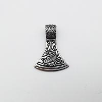 Stainless Steel Pendants, Axe, plated, Unisex & blacken Approx 2-4mm 