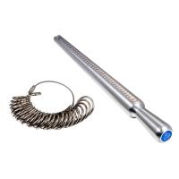 Zinc Alloy Measuring Ring Set, Measuring Ring & Ring Mandrel, durable, 250mm 