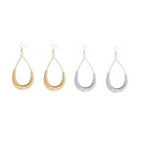 Zinc Alloy Drop Earring, Teardrop, plated, for woman & hollow 