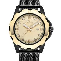 Men Wrist Watch, 304 Stainless Steel, with zinc alloy dial & Glass, plated, hardwearing & for man & waterproof Approx 7.4-9.4 Inch 