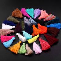 Gland en nylon , glandpompon, couleurs mélangées, 30mm Vendu par lot