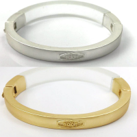 aleación de zinc Brazalete, chapado, para la pareja, más colores para la opción, diámetro interior:aproximado 60mm, Vendido por UD